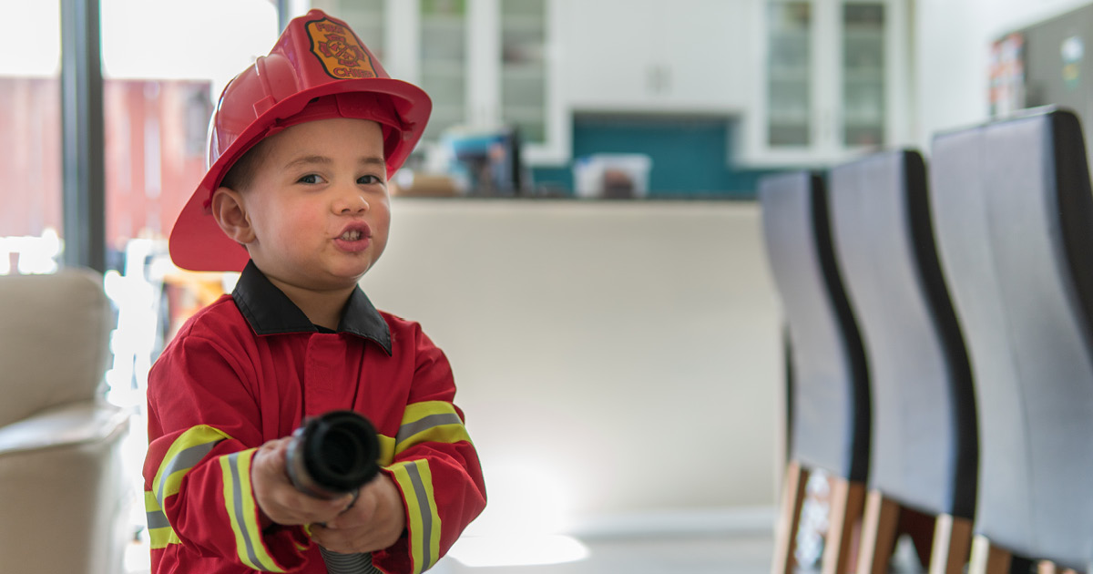 fire safety child fireman