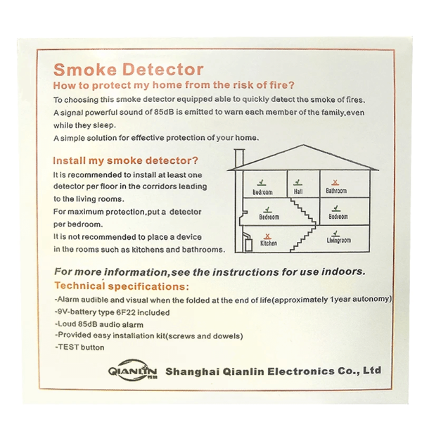 smoke alarm leaflet